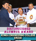 Kongu College Distinguished Alumni Award